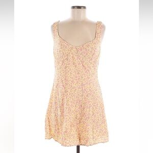 Fruity Yellow and Pink Women's Sundress